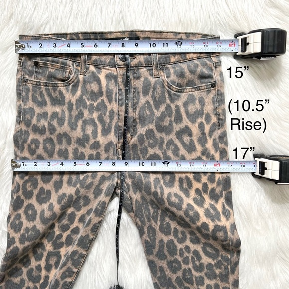 SOLD-Joe’s Raw Hem Leopard Print Skinny Ankle Jeans - Picture 10 of 11